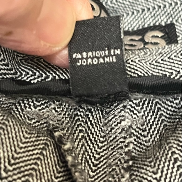 Express Pants. Gray herringbone pattern. Size 10 R - Picture 10 of 14